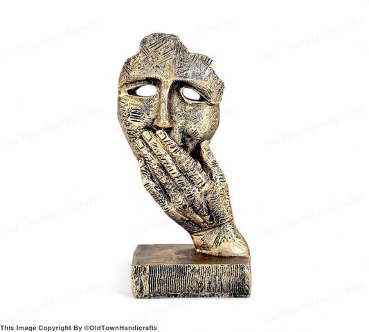 Handcrafted Human Face Figurine Decorative Showpiece for Home & Office Decor