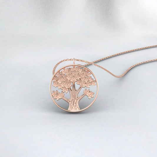 925 Silver Tree Of Life Couple Lovers Embraced Pendant Tree Of Life Necklace