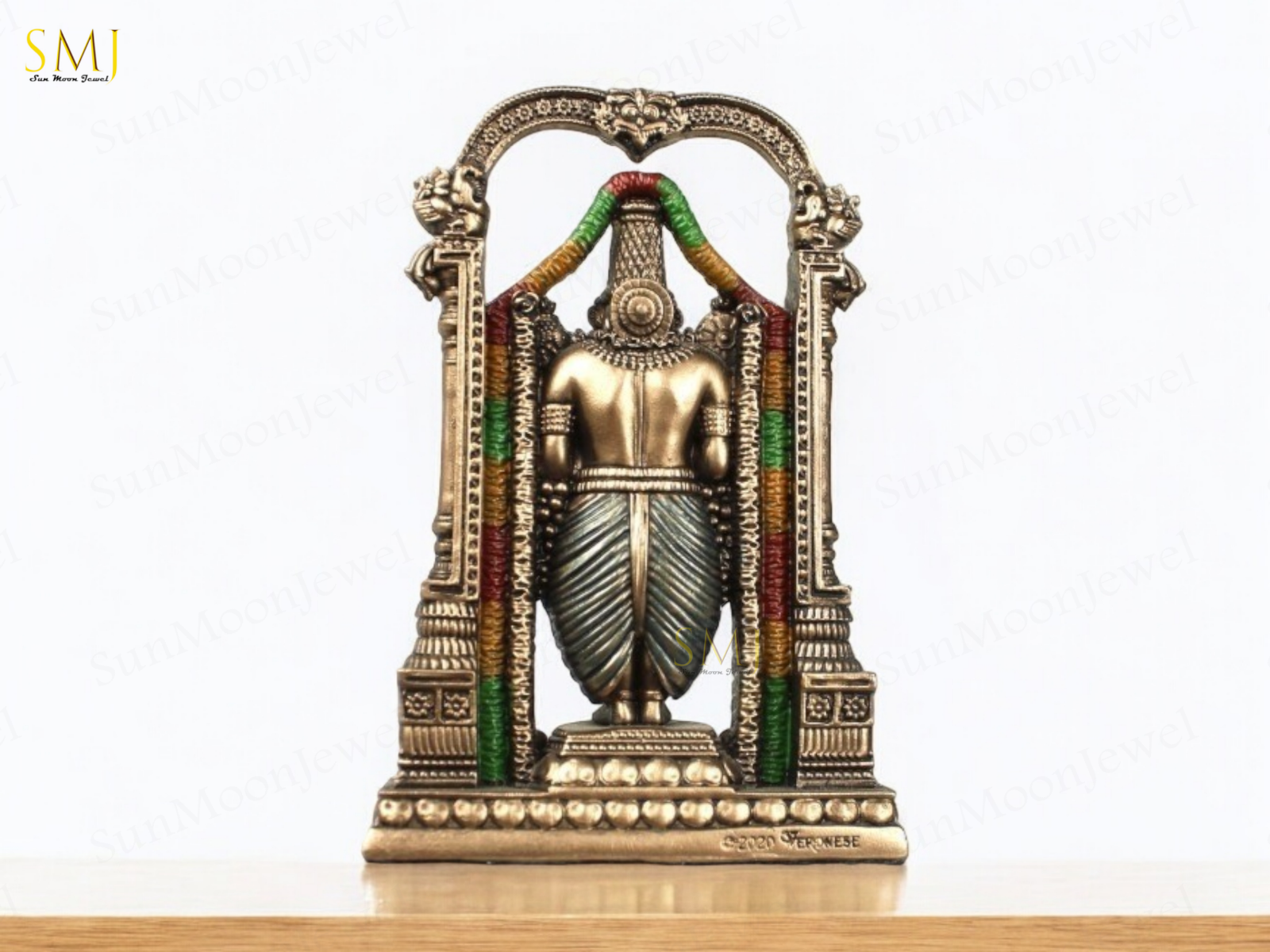Tirupati Balaji Statue Premium Bronze Lord Venkateswara Idol Wall Hanging Gift