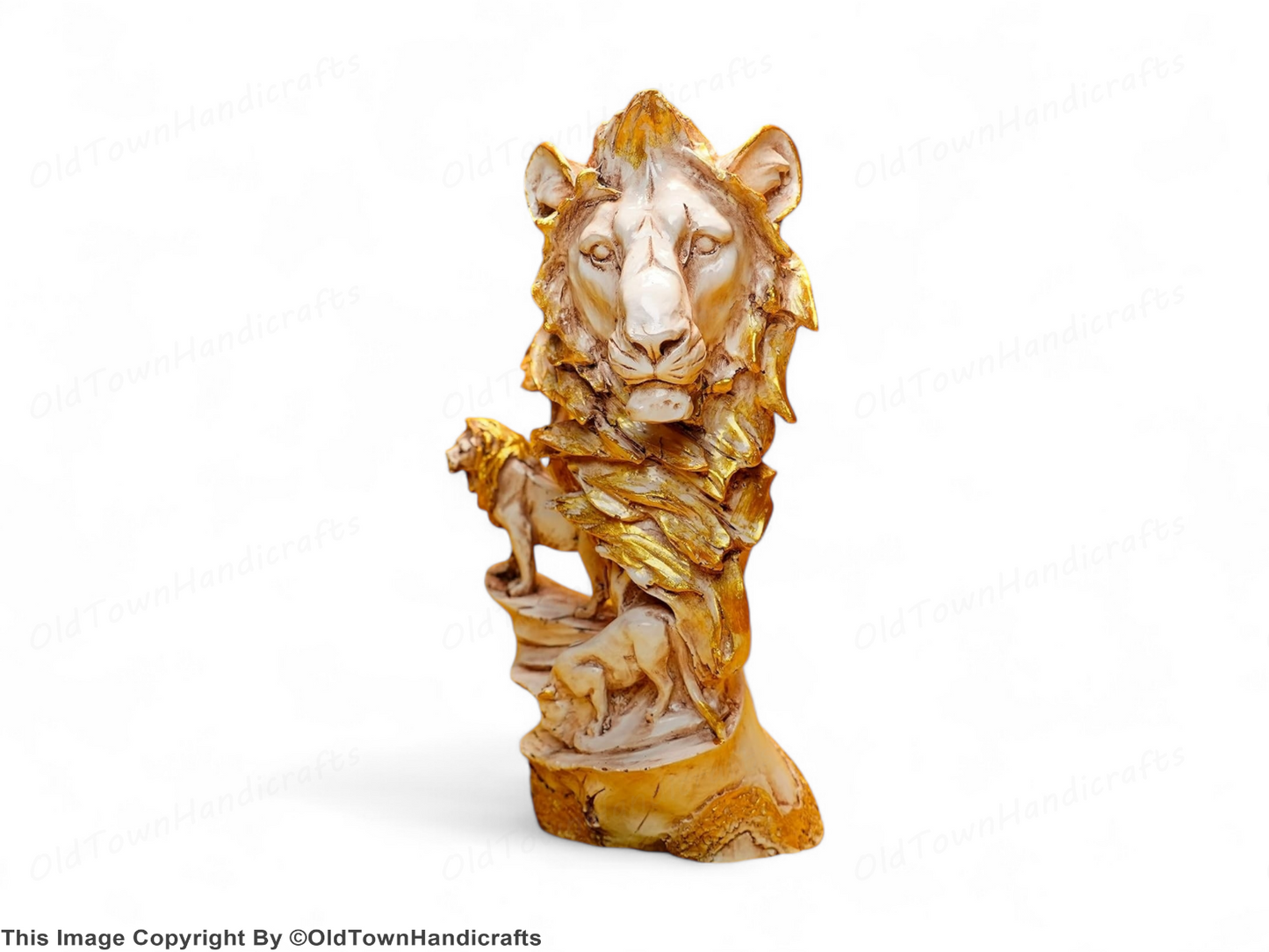 Lion Family Home Decor Showpiece Handcrafted King of Beasts Lion Sculpture