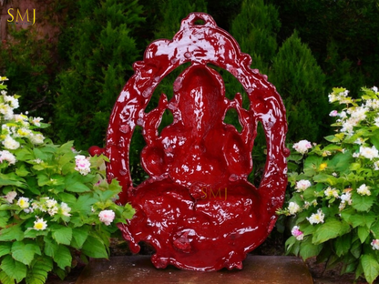 Enamel Painted Metal Ganesh Wall Hanging Home Decor & Diwali Decoration Gift