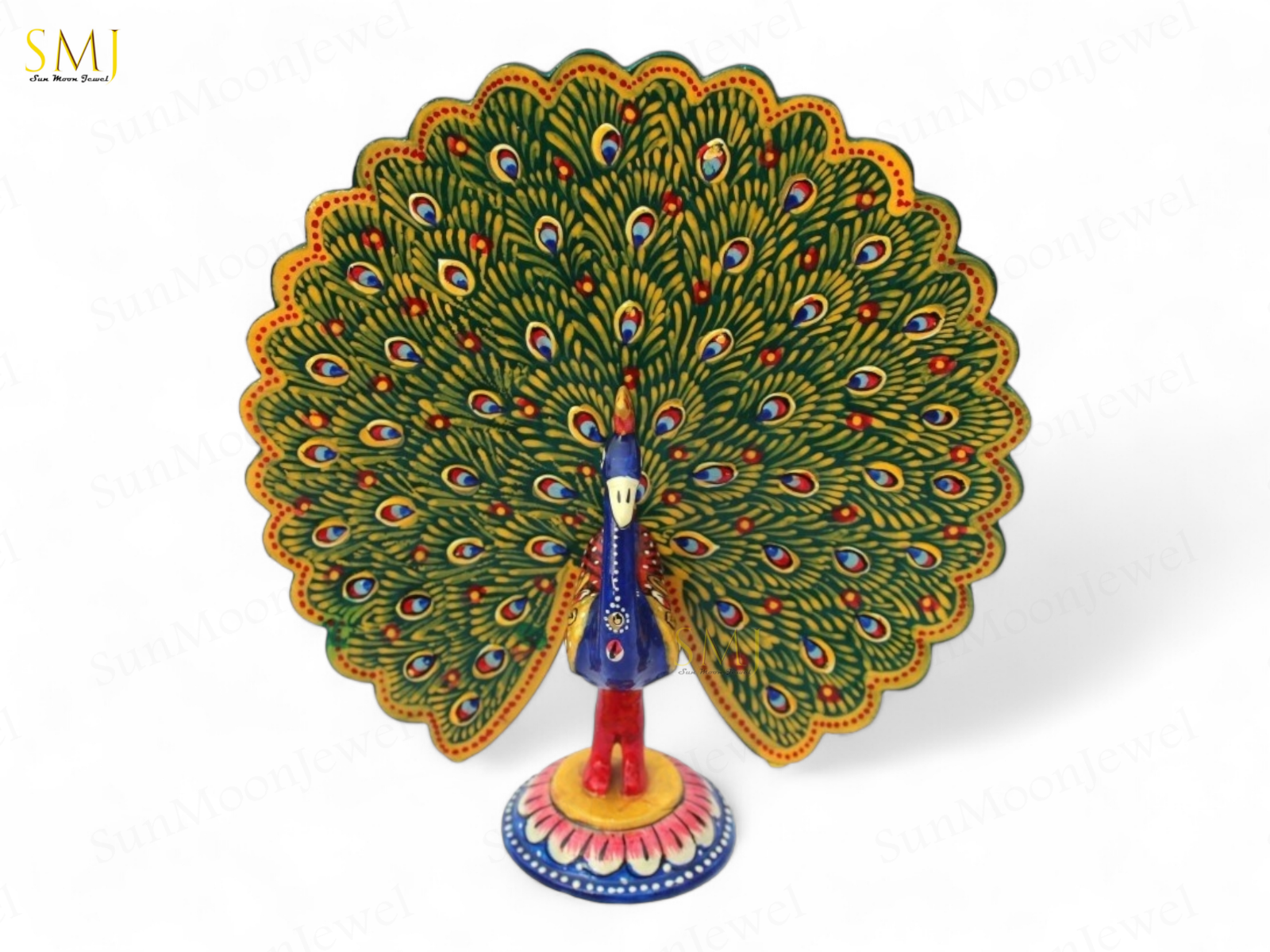 Dancing Peacock Home Decor Office Dancing Peacock Statue Dancing Peacock Gift