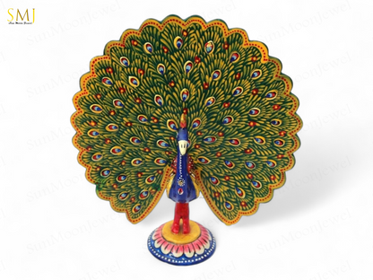 Dancing Peacock Home Decor Office Dancing Peacock Statue Dancing Peacock Gift