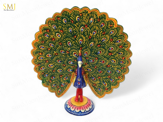 Dancing Peacock Home Decor Office Dancing Peacock Statue Dancing Peacock Gift