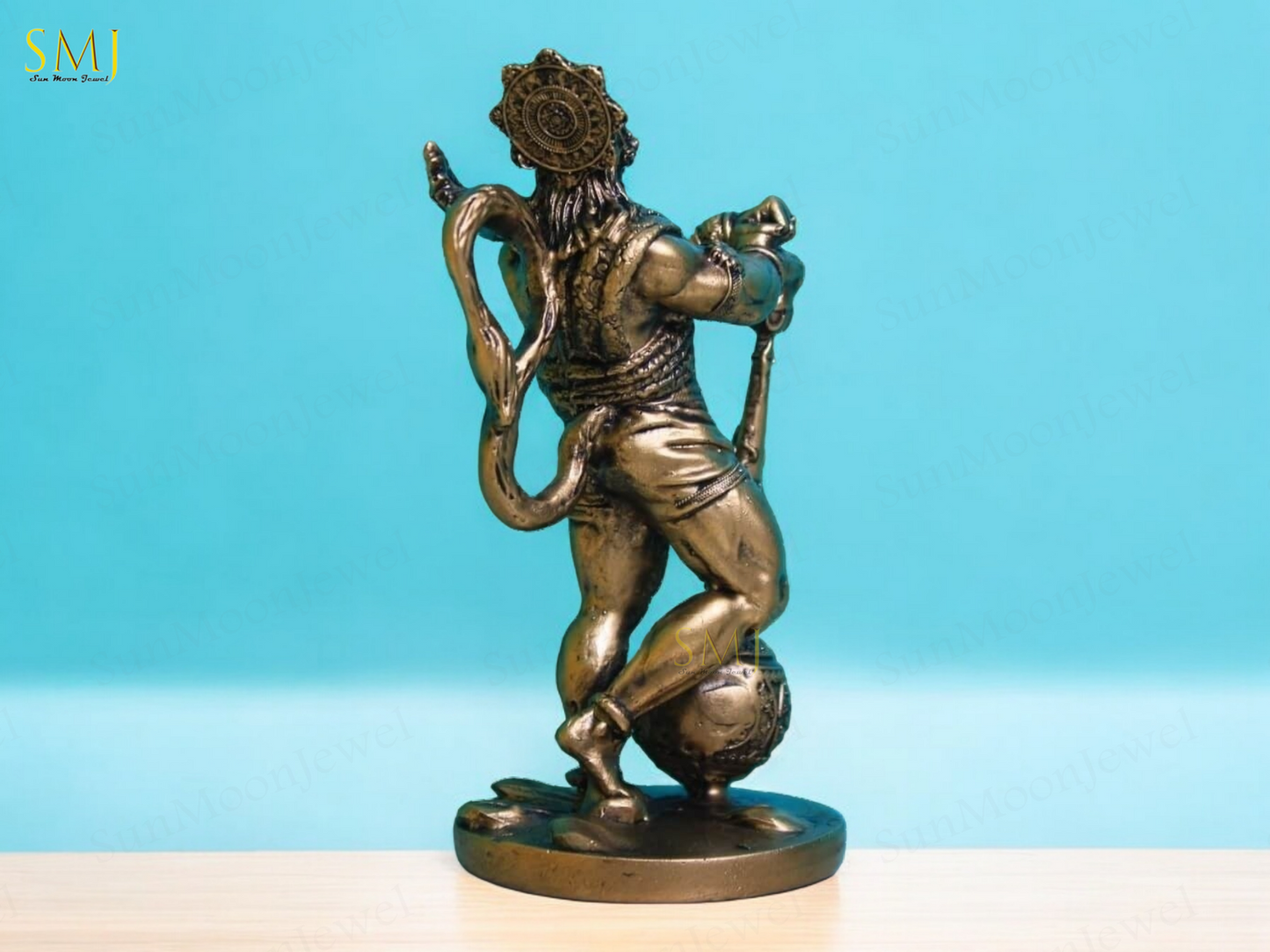 Powerful Hanuman Polyresin Hanuman Standing Bahubali Hanuman Powerful Statue