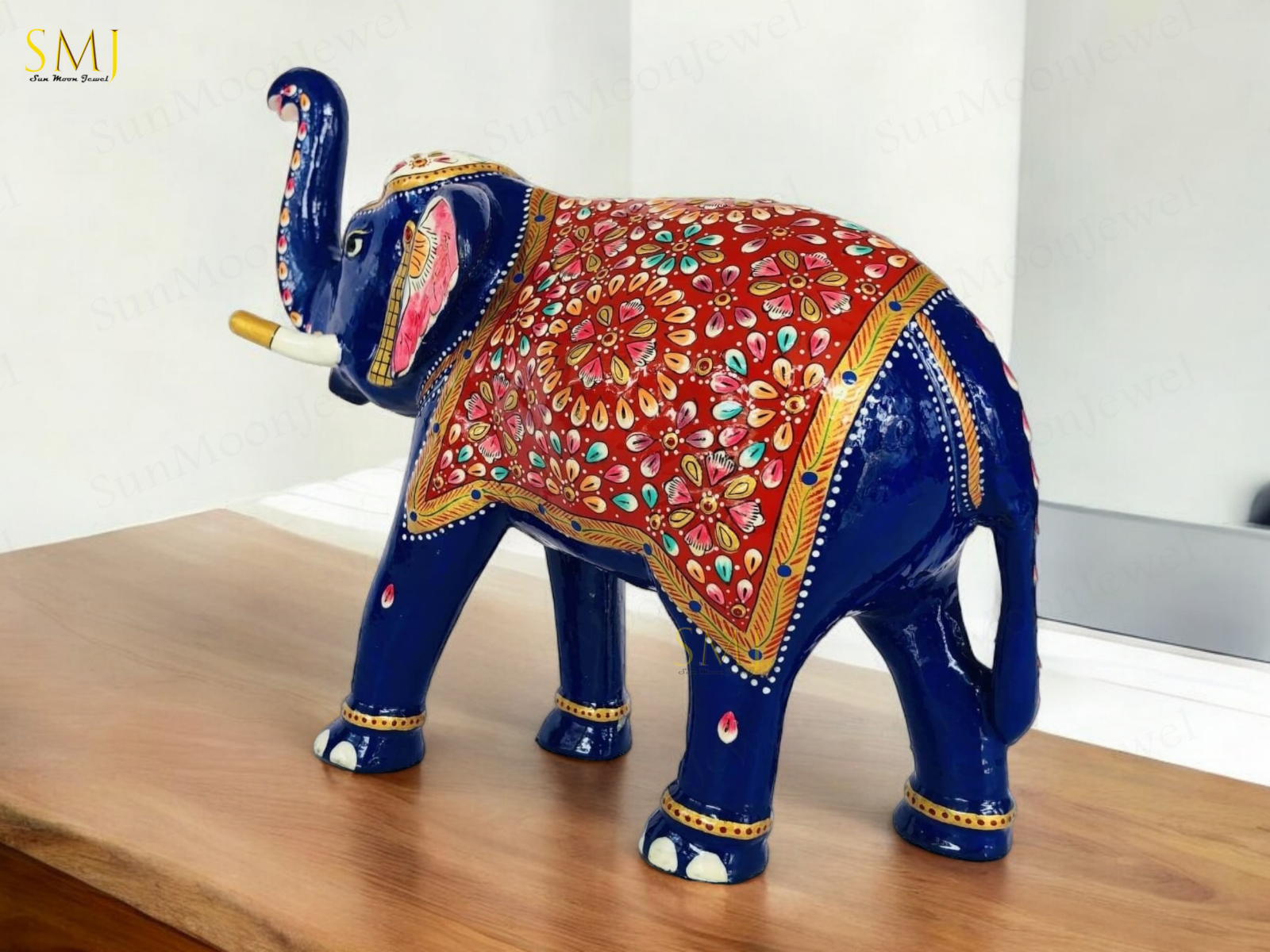Trunk Up Elephant Statue Bronze Elephant Figurine Home Decor Feng Shui Gift