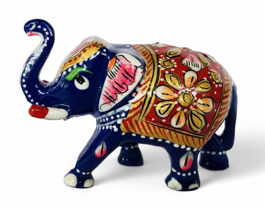 Elephant Trunkup Statue Appu Elephant Decor for Home Office Luck & Prosper