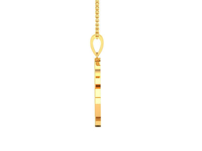 I Love You Heart Pendant Necklace Brass Valentines Gift for Wife Daughter Mom