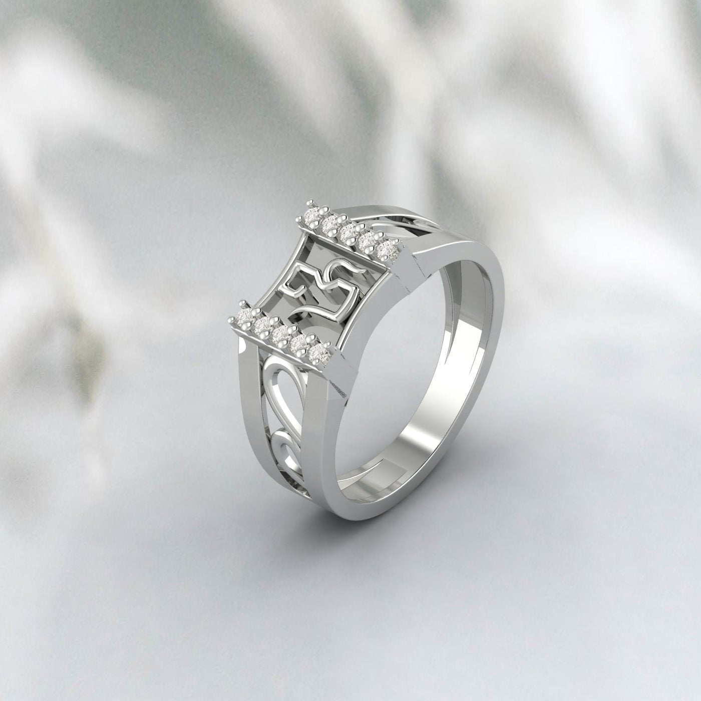 Bague Om pour femmes ronde Moissanite Aum bague religieuse bague de Yoga