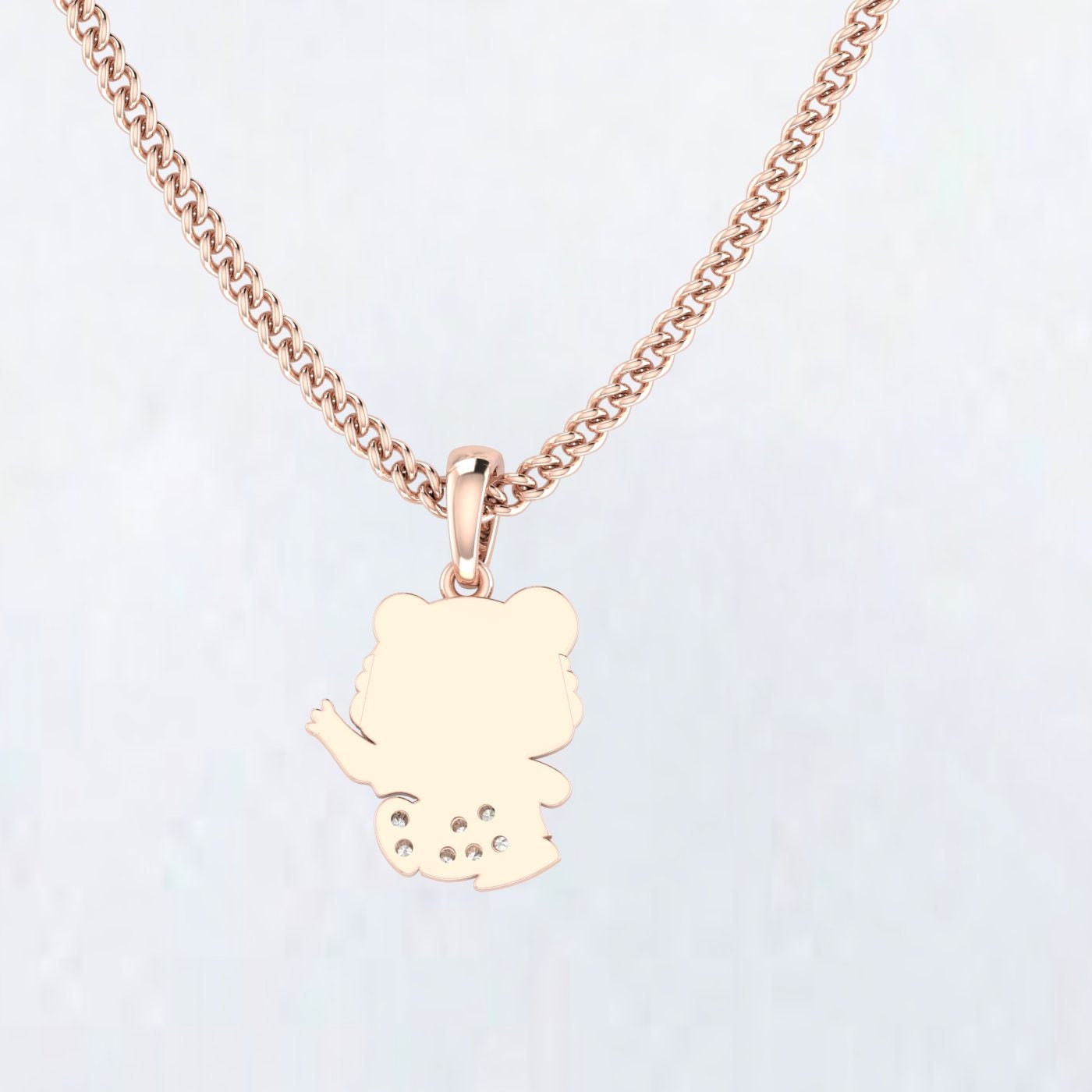 Teddy Bear Necklace, Bear Earrings, 18K Gold Plated Necklace, Silver Post Earrings, Dainty Bear Necklace, Cute Pendant Necklace