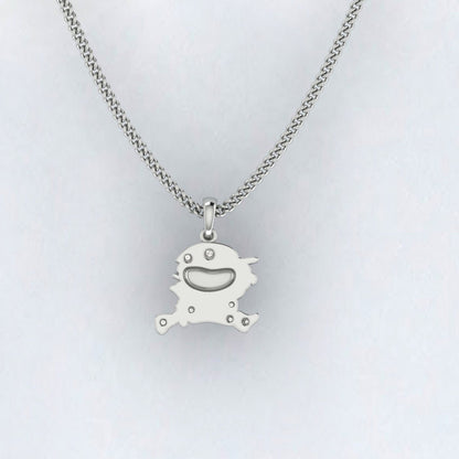 Baby Boy Pendant Rose Gold Kids Charm Necklace Disney World Jewelry