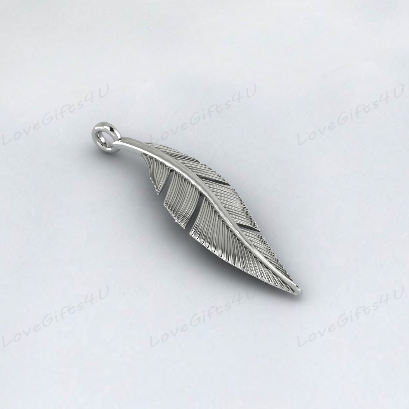 Fine Silver Wing Pendant Mens Wing Necklace Gold Feather Pendant Vintage Leaf Necklace Men Gold Wing Chain Valentines Gift Boyfriend Gift