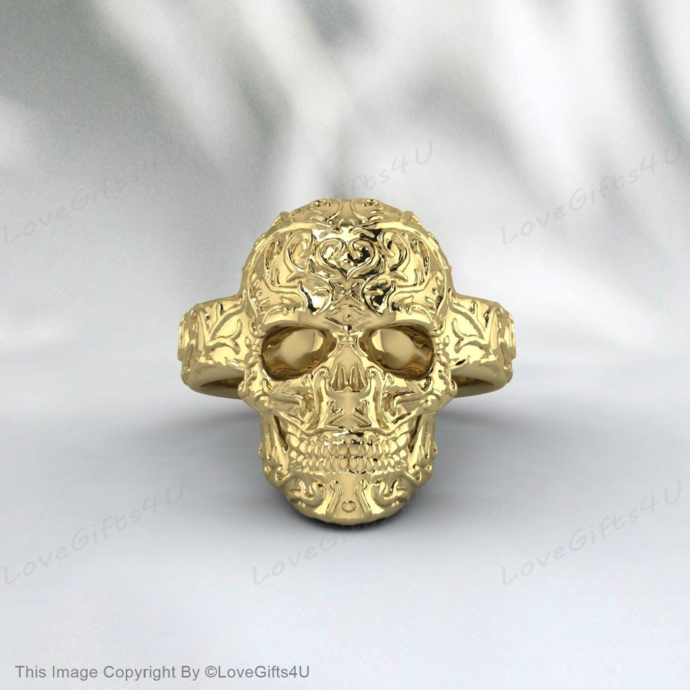 Bague tête de mort en argent, bague en argent pour hommes, bague de style gothique, bagues en argent Boho, bague de motard pour hommes, bijoux d’Halloween, bague d’Halloween