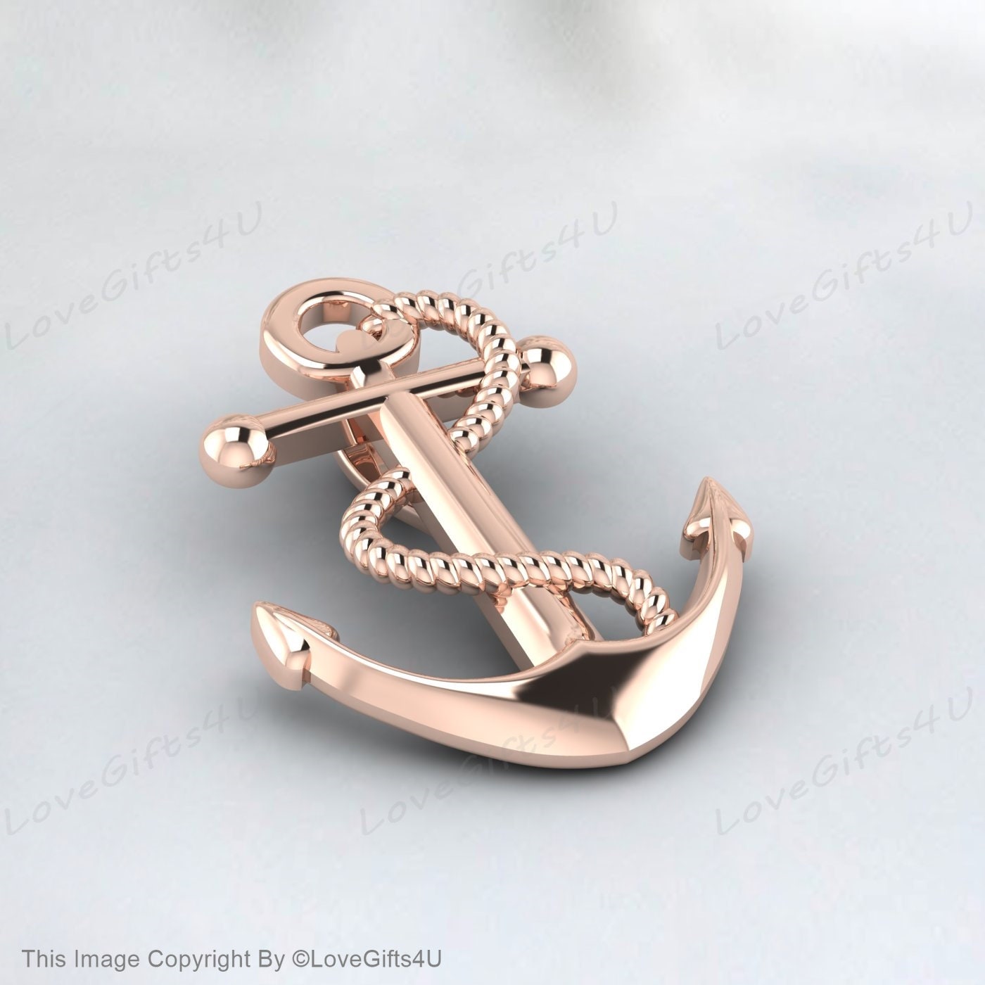 Anchor Necklace, Choose Gold Anchor or Silver Anchor, 18K Gold Vermeil or Sterling Silver, Nautical jewelry, Beach Necklace