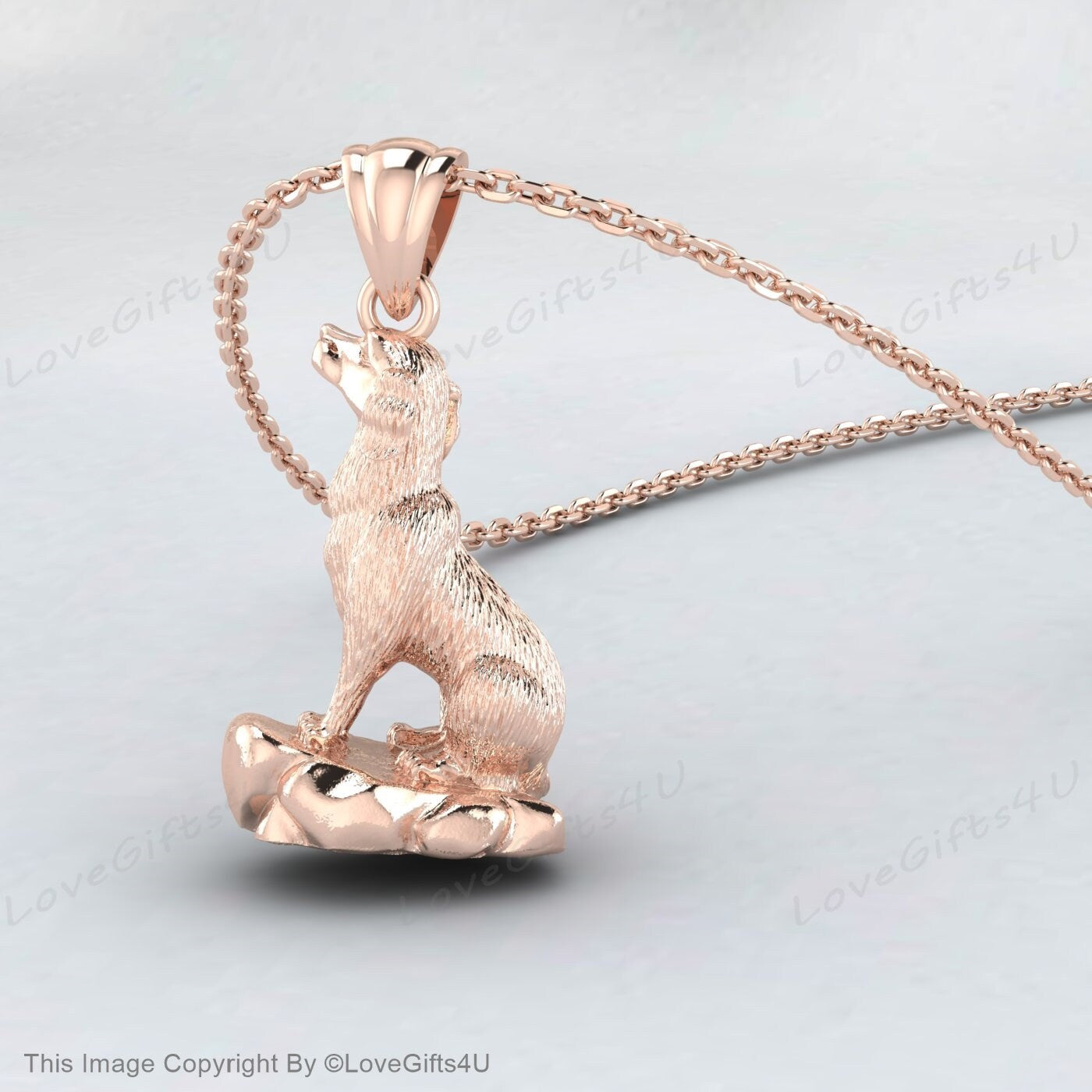 Labrador Necklace - Engraving Pendant - Sterling Silver Jewelry - Gold & Rose Gold Filled Charm - Personalized Hand Buffed Pet Dog