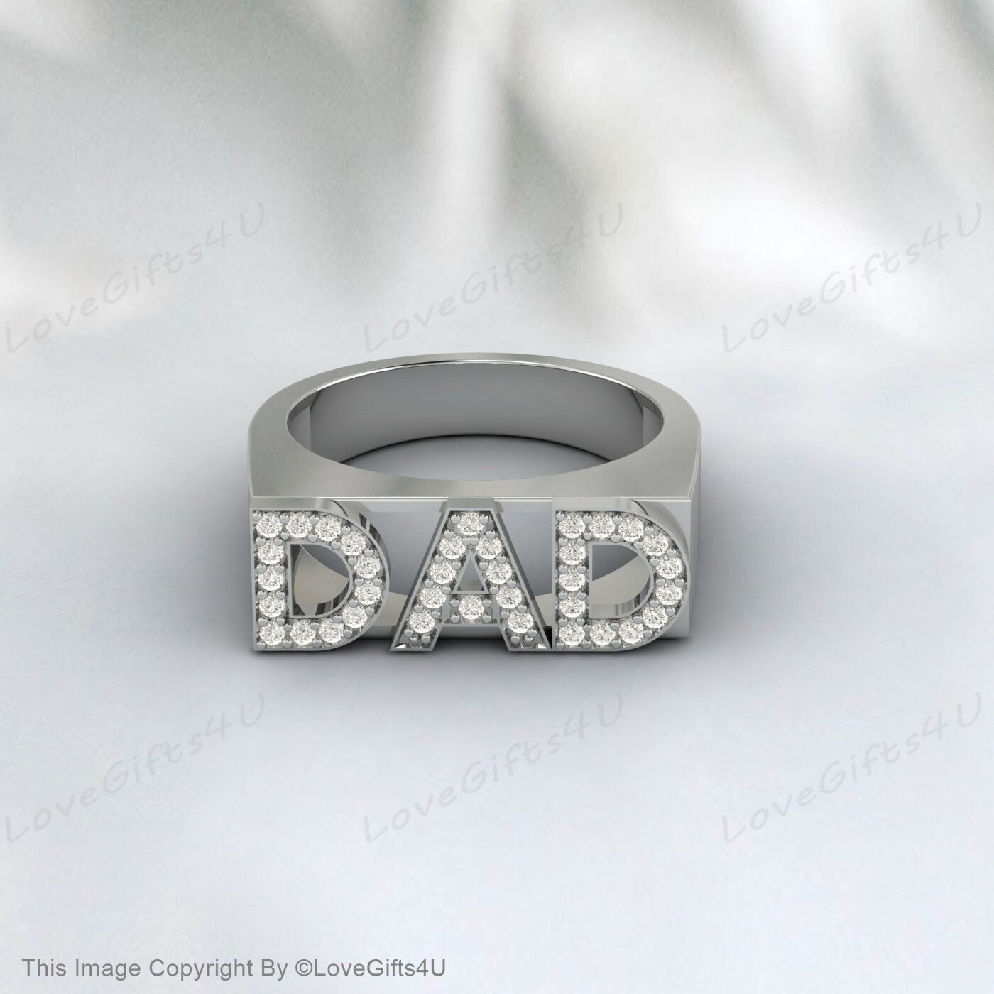 Bague de papa avec pierre de naissance, chevalière gravée pour papa, cadeau de fête des pères