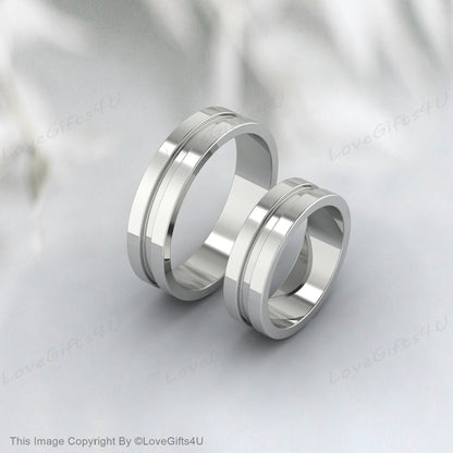 Bague empilable en argent sterling 925, alliance, bande unie, bague simple